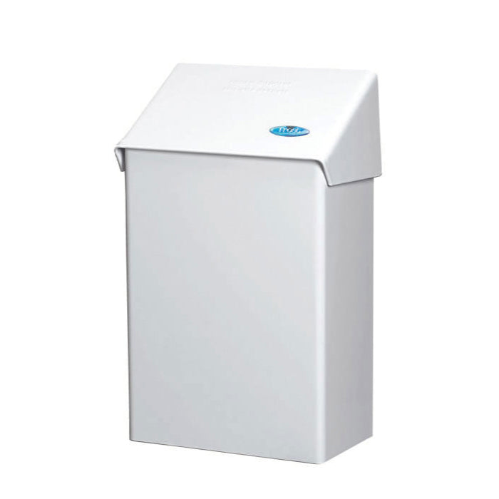 Poubelle Serviettes sanitaires Métal Blanc #620 - sanichoix