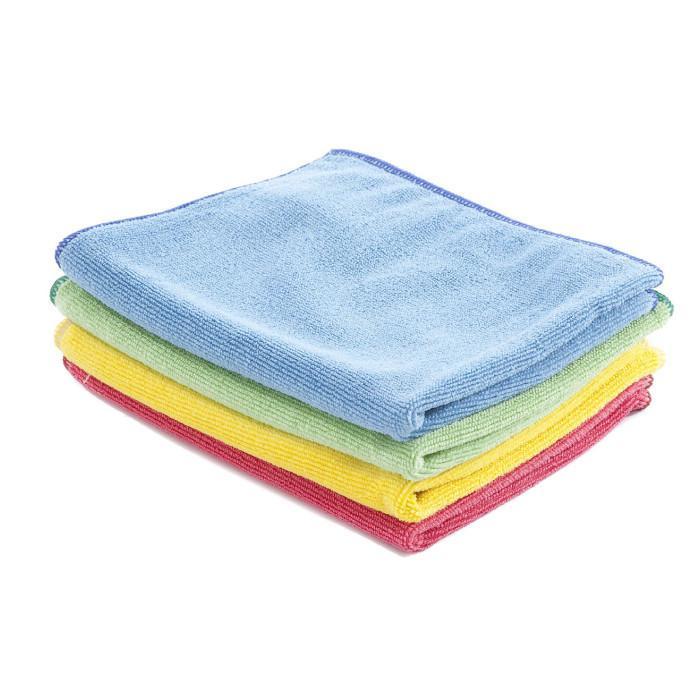 Linge en microfibre 14" x 14", 10/pqt - sanichoix