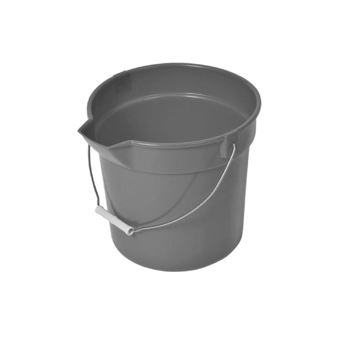 Seau Rond Gris 10 Litres - sanichoix