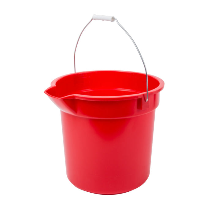 Seau Rond Rouge 10 Litres - sanichoix