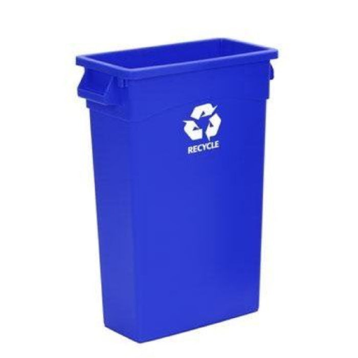 Poubelle de recyclage rectangulaire avec poignées 87L - sanichoix