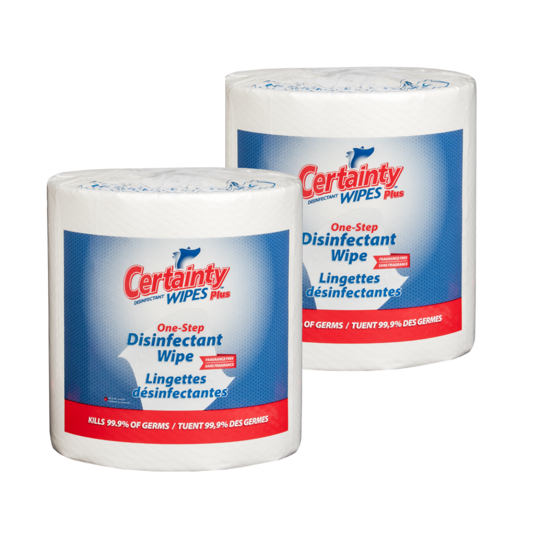 Lingettes désinfectantes 2 rouleaux JUMBO