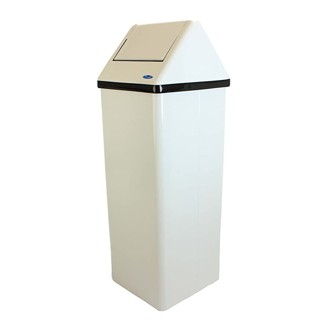 Poubelle 300NL en métal Blanc 105L