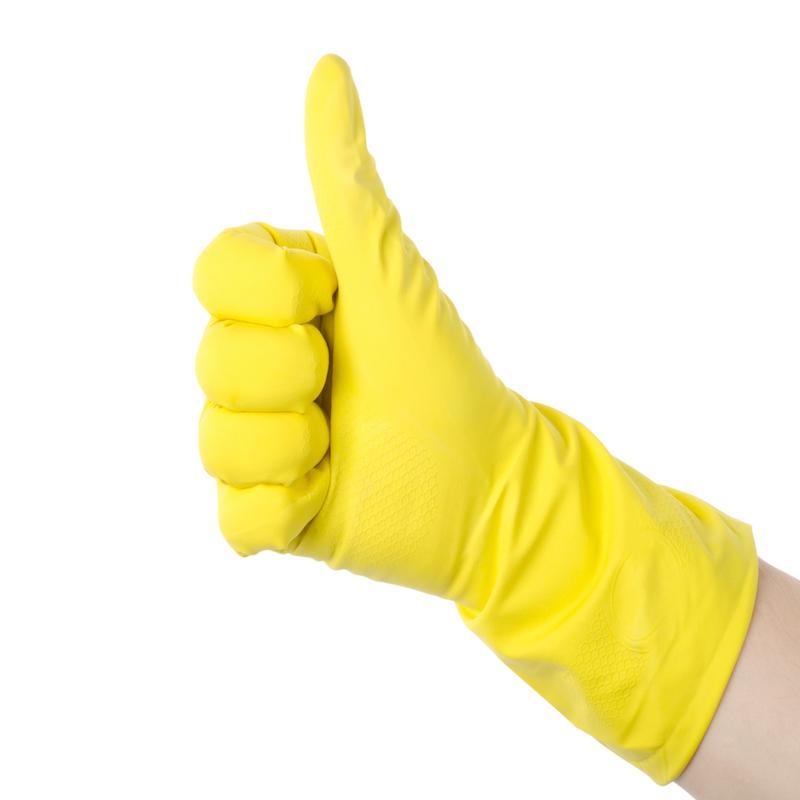 Gants de latex Jaune, 36 paires - sanichoix