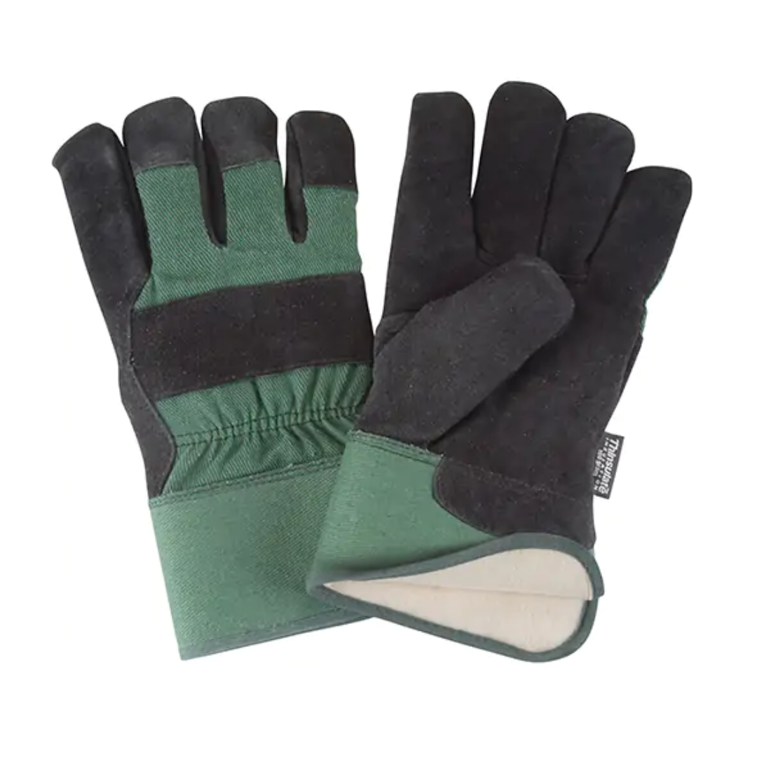 Gants d'ajusteur Paume en Cuir de vache refendu, Doublure en Thinsulate