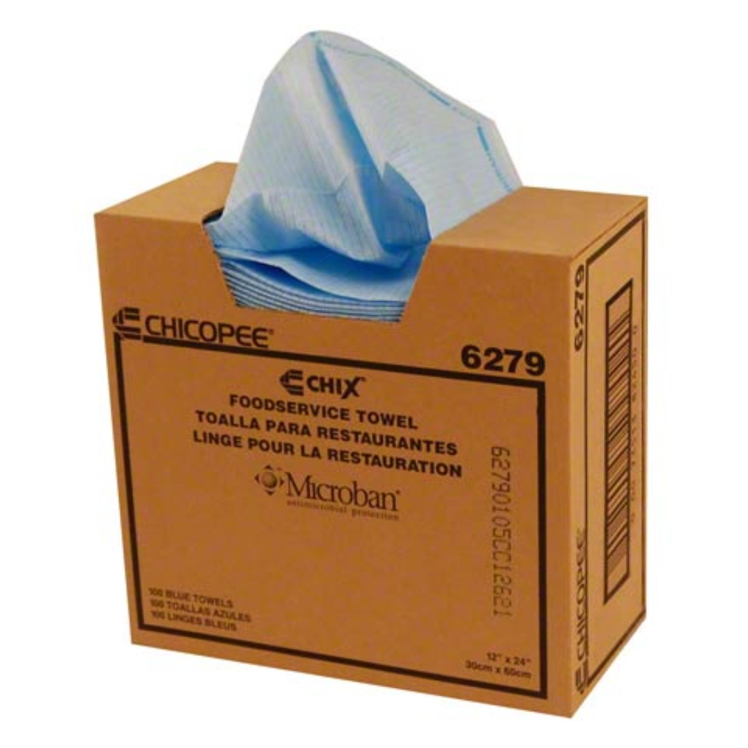 Chiffon CHIX Bleu 12"X24" 100/CS