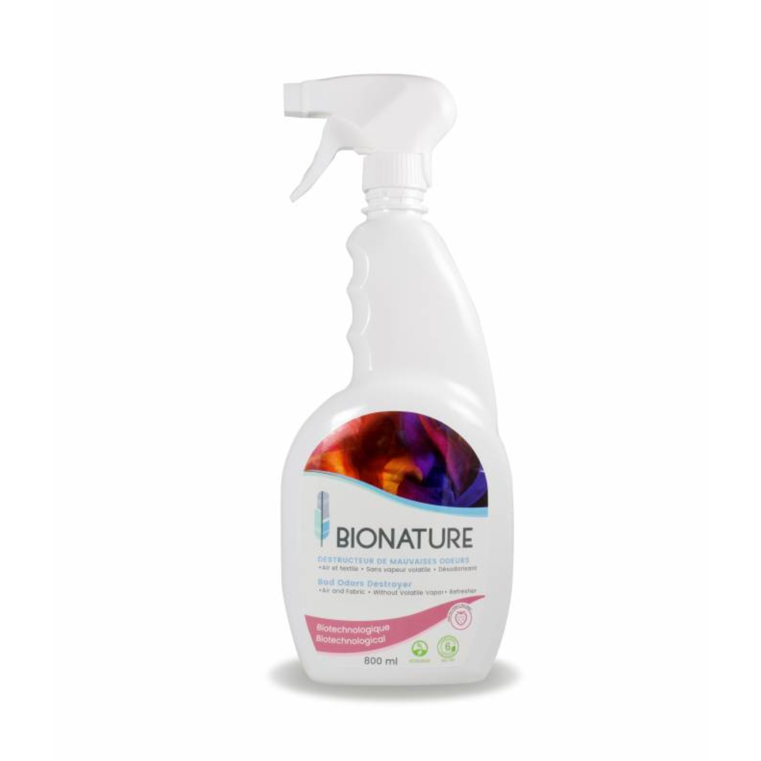 Destructeur de mauvaises odeurs Bionature 800ML