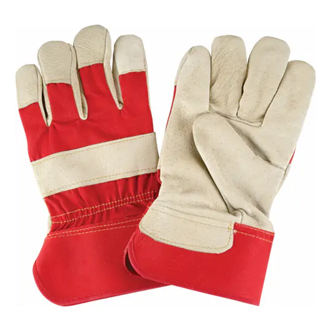 Gants d'ajusteur, Paume en Cuir fleur de porc, Doublure en Coton