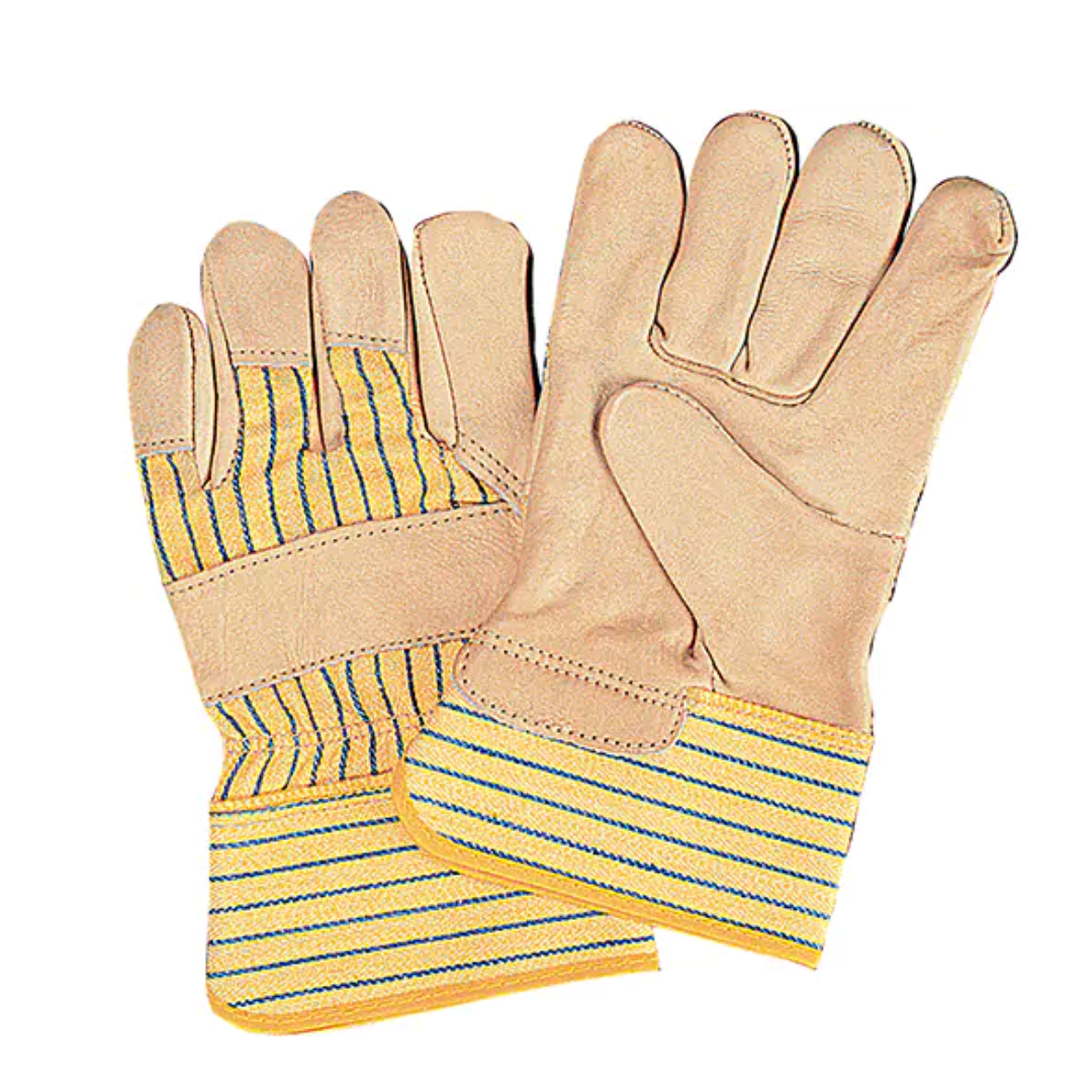Gants d'ajusteur de qualité standard, Paume en Cuir fleur de vache, Doublure en Coton