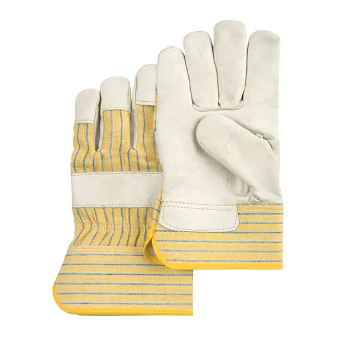 Gants d'ajusteur de qualité standard, Paume en Cuir fleur de vache, Doublure en Coton