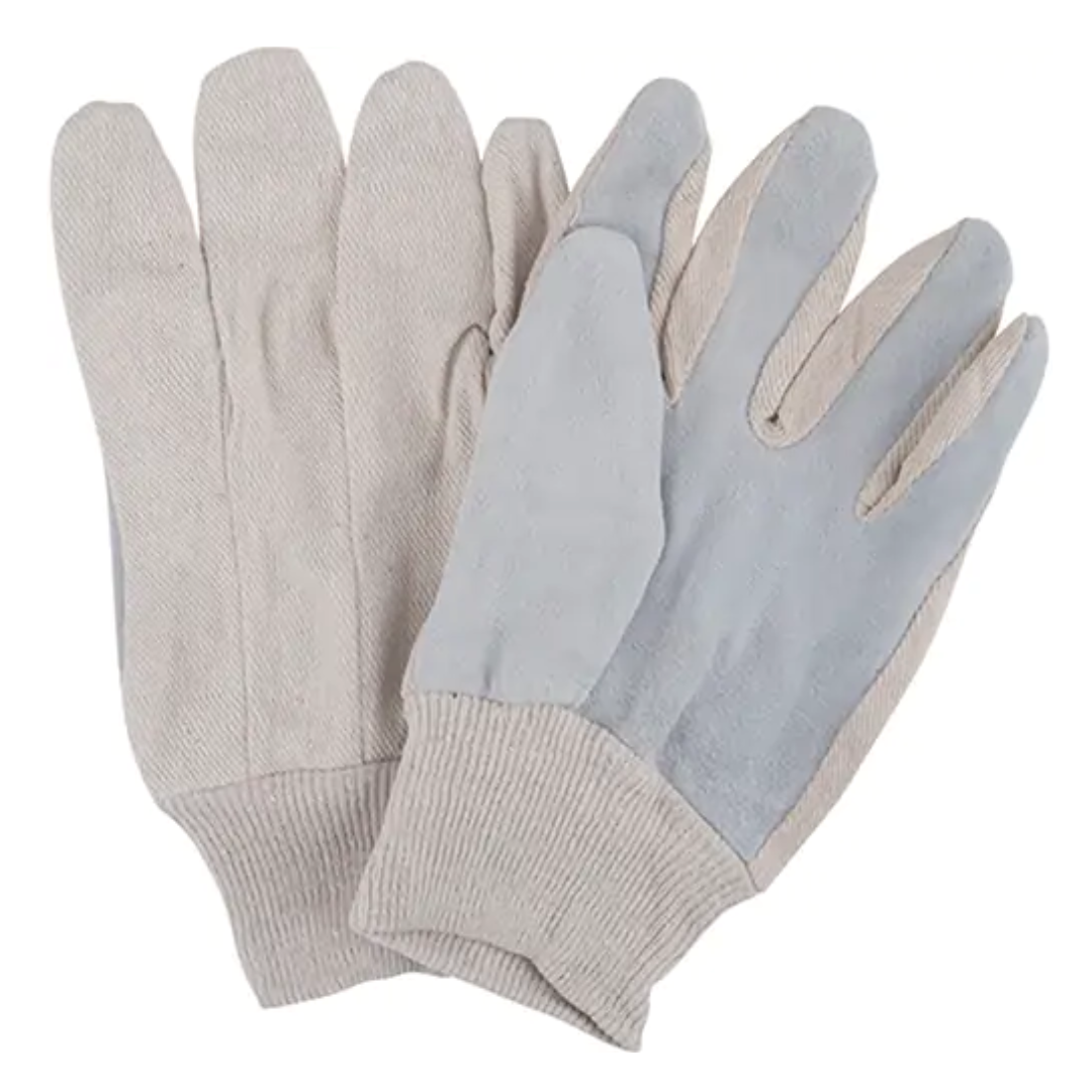 Gants de première qualité, Paume en Cuir de vache refendu