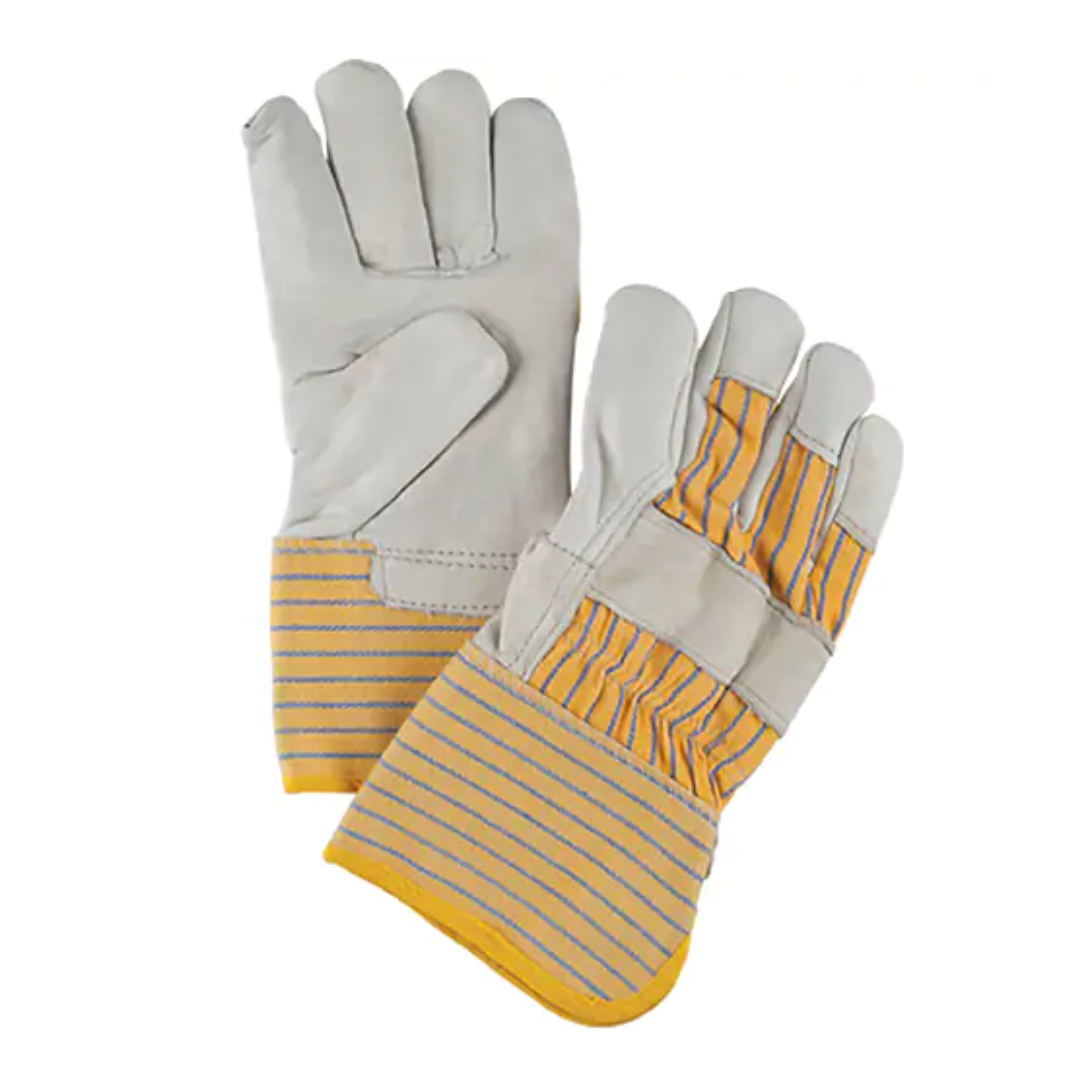 Gants d'ajusteur, Paume en Cuir fleur de vache, Doublure en Molleton de coton