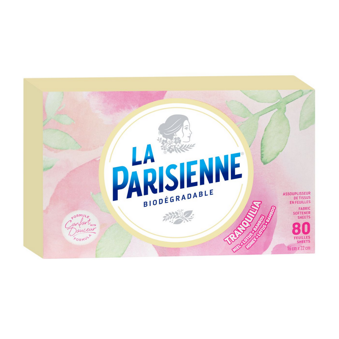 Assouplisseur en feuilles La Parisienne Tranquilla 80 feuilles X 6