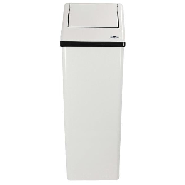 Poubelle 300NL en métal Blanc 105L