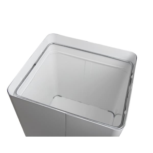 Poubelle 300NL en métal Blanc 105L
