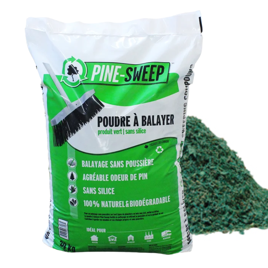 Poudre à balayer verte Pine-Sweep 20kg