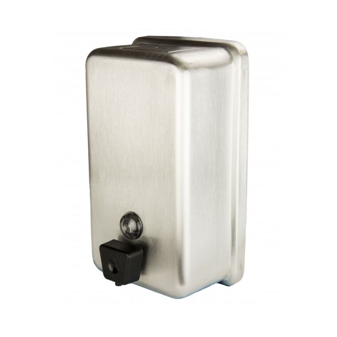 Distributeur universel savon à main/gel Acier inoxydable 1.1L
