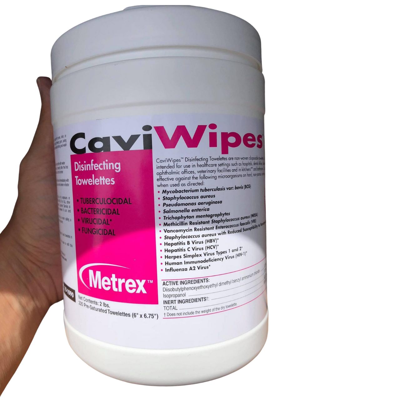 Lingettes désinfectantes CAVIWIPES 3 minutes