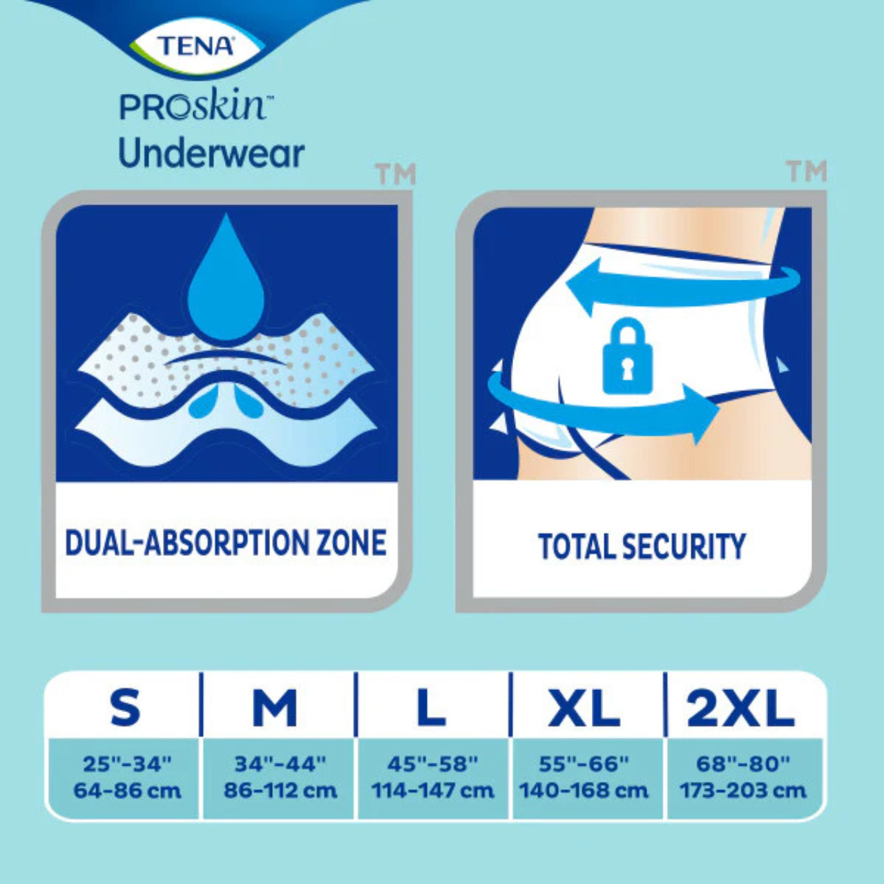 TENA ProSkin™ Extra Sous-Vêtements de Protection pour l'Incontinence