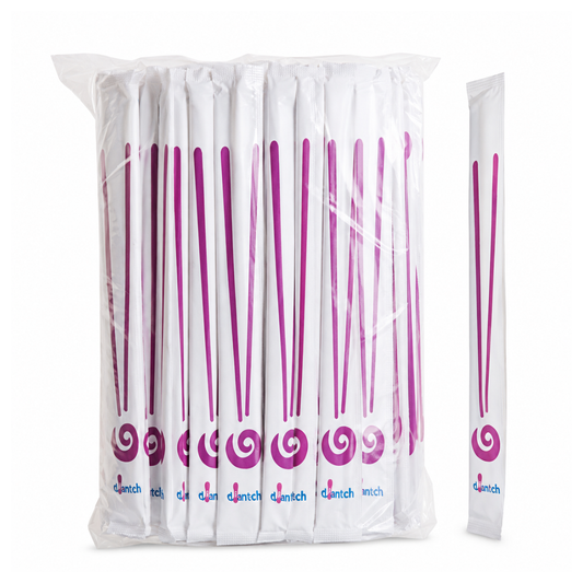Baguette chinoise en bambou 9" 100PAIRES/SACS