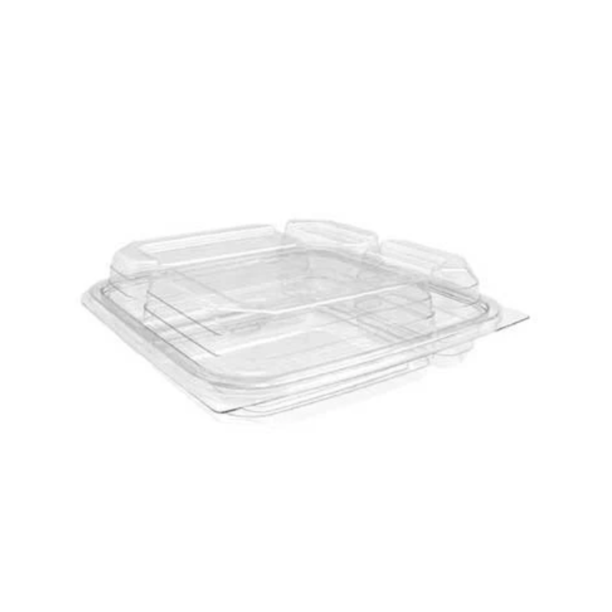 Boite À Lunch 5 Compartiments Plastique Clair 11.25"X8.5"X1.5" 200/Caisse