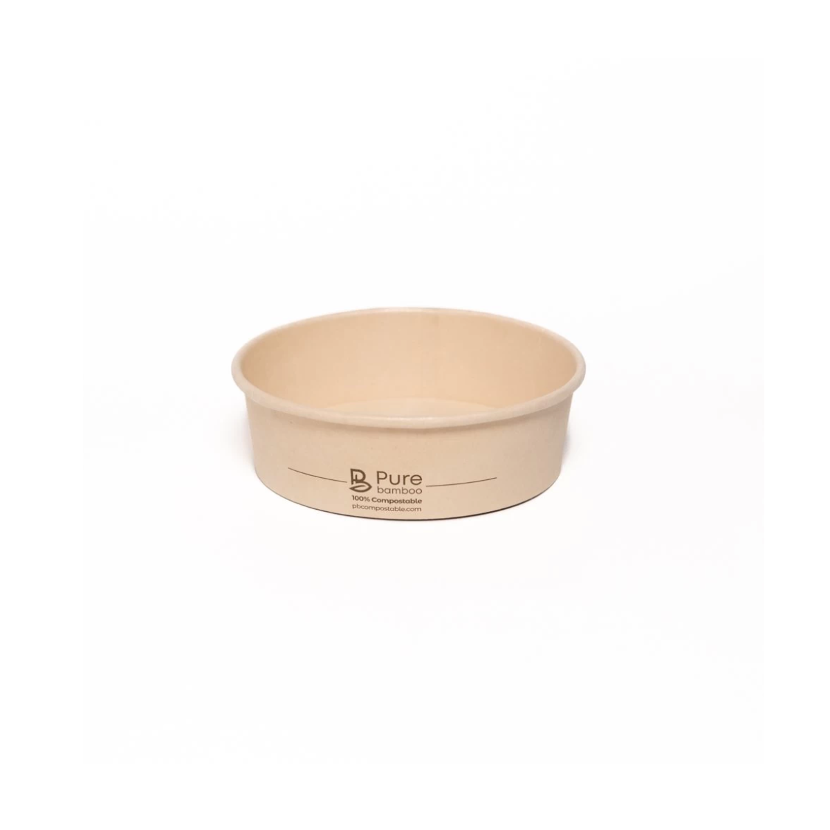Bol À Salade Compostable 35 oz Pure Bamboo 300/Boite