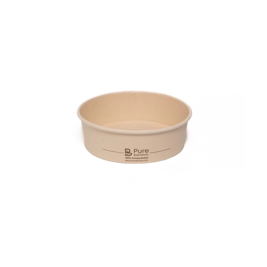 Bol À Soupe Compostable 16oz Pure Bamboo 1000/Caisse