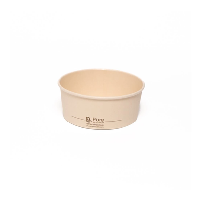Bol Chaud & Froid Compostable 26oz Pure Bamboo 300/Boîte
