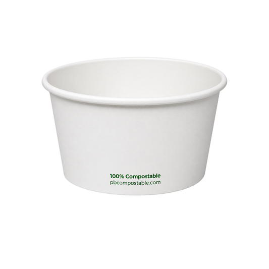 Bol Rond Blanc En PE 12oz 1000/Caisse