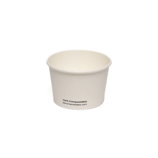 Bol Rond En Carton Blanc 4 oz – 2000/Caisse