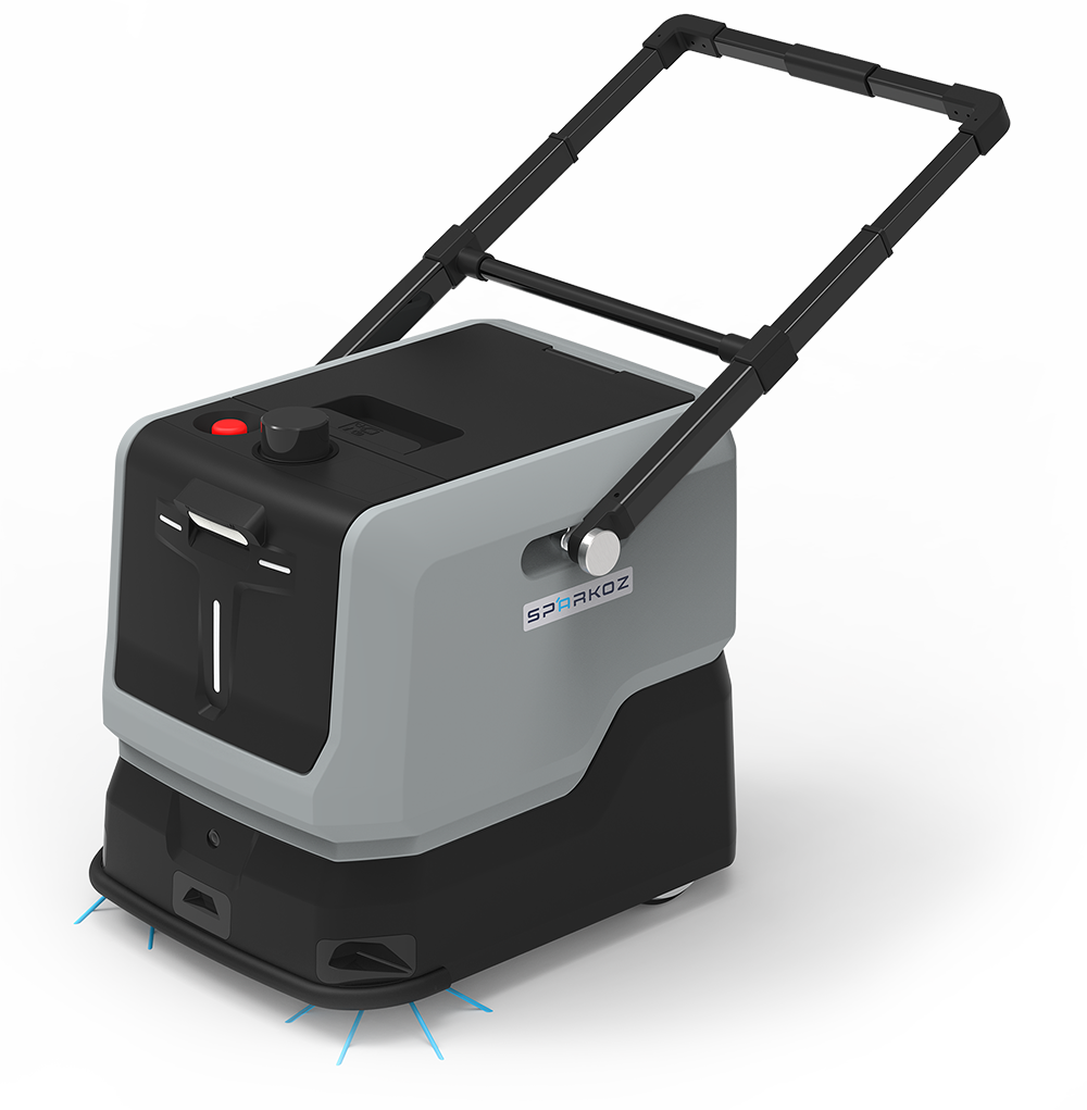 Robot de Nettoyage Autonome Commercial SPARKOZ TN10-PRO – L'Excellence du Nettoyage 3-en-1