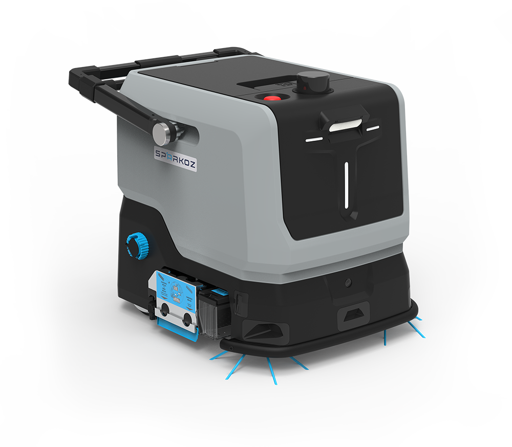 Robot de Nettoyage Autonome Commercial SPARKOZ TN10-PRO – L'Excellence du Nettoyage 3-en-1