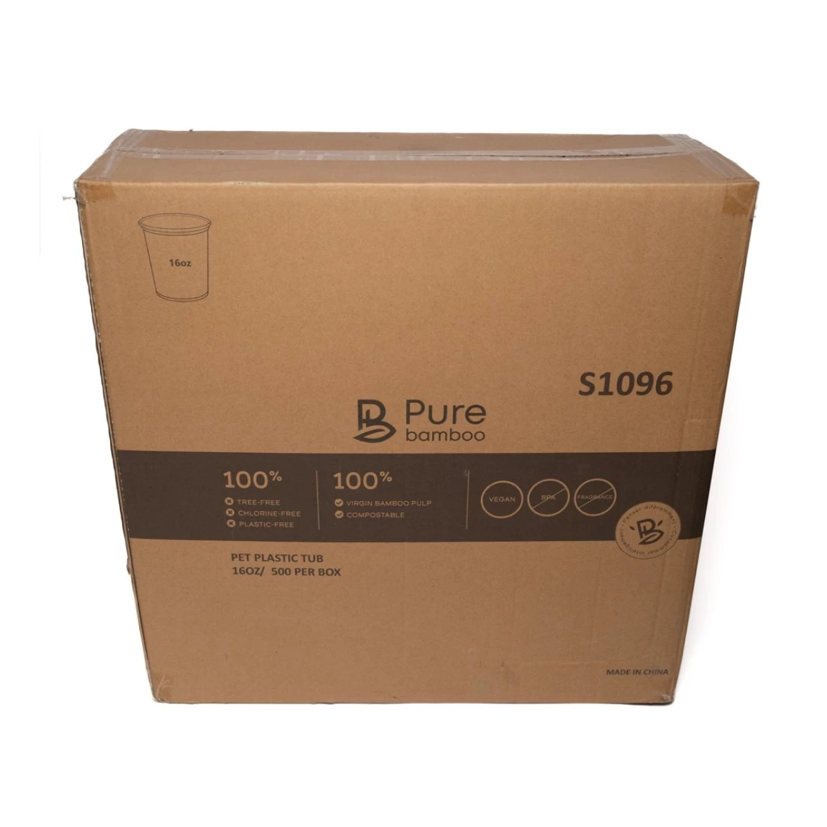 Contenant Deli Clair Type Alure 16 oz – 500/Caisse