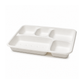 Couvercle En Bagasse Pour Contenant 5 Compartiments S1234 400/Caisse