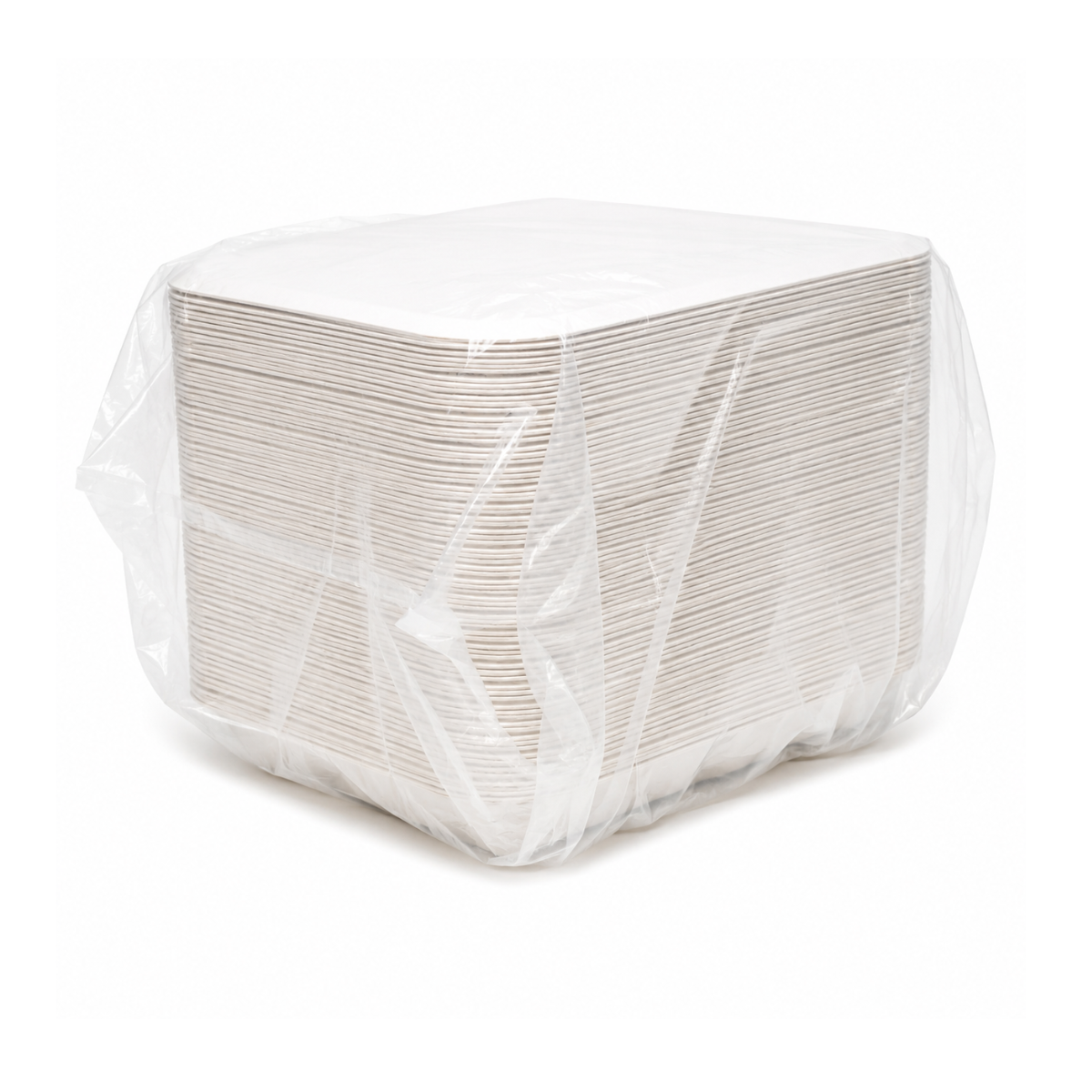 Contenant En Bagasse 5 Compartiments 28.2 cm x 22 cm x 3.75 cm – 400/Caisse