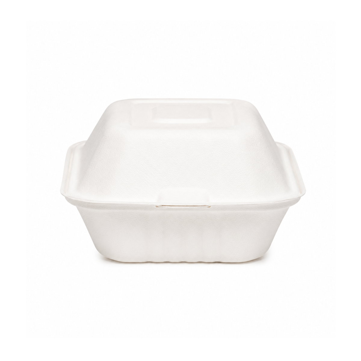 Contenant En Bagasse Avec Rabat 6"