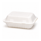 Contenant En Bagasse Avec Rabat 9" x 6" x 3" Format Rectangulaire