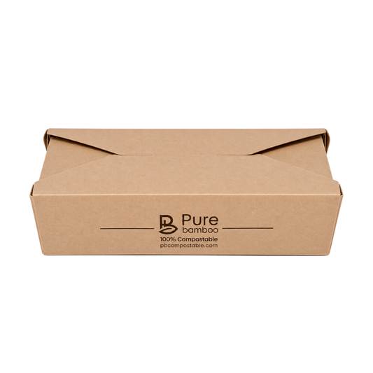 Contenant Deli En Bambou Compostable #12 Pure Bamboo – 200/Boîte