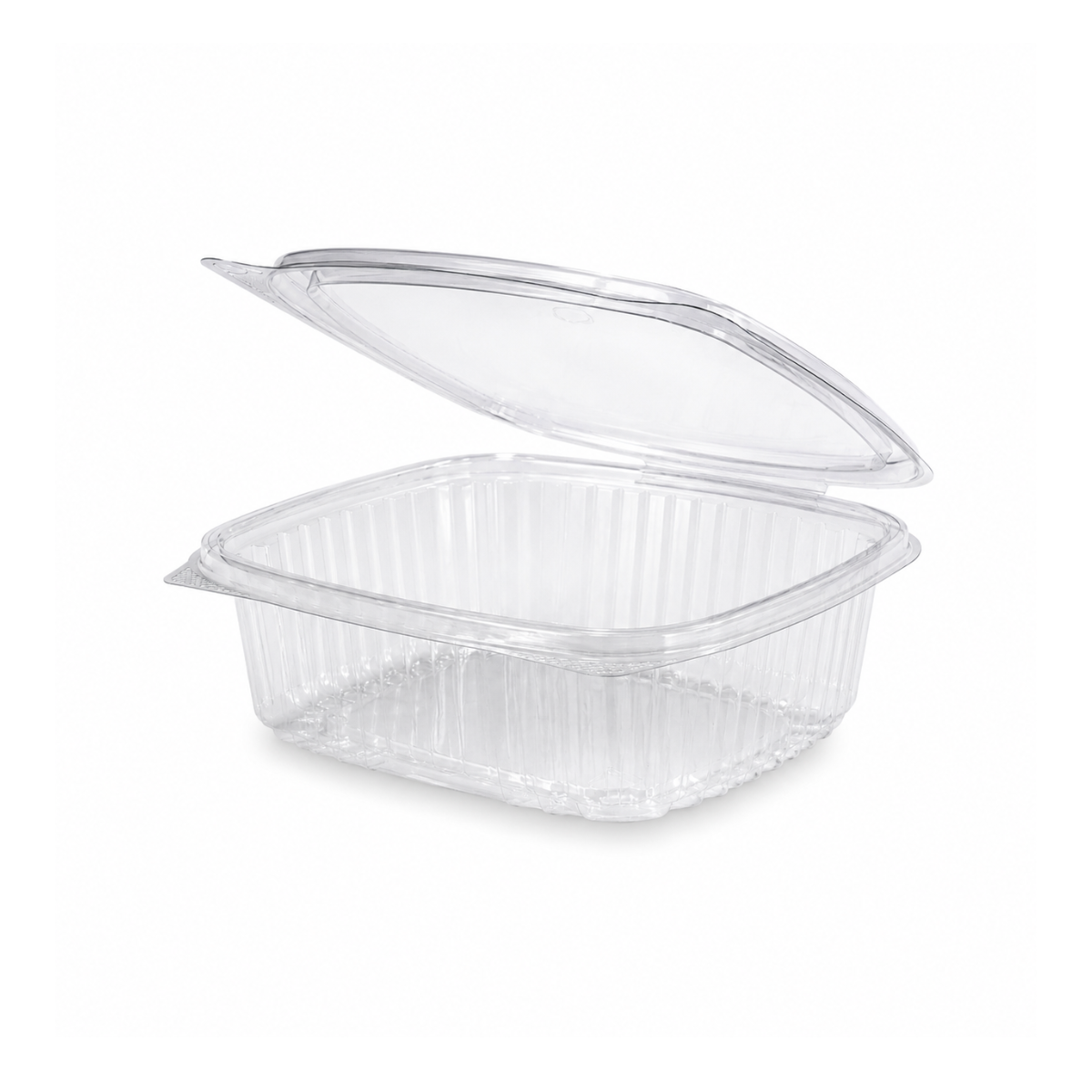 Contenant refermable clair 16 oz rectangulaire - 200 par caisse
