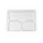 Couvercle Clair 10.8" x 8.8" x 1" Pour Boîte À Lunch 3 Compartiments – 200/Caisse