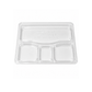 Couvercle Clair 10.8" x 8.8" x 1" Pour Boîte À Lunch 4 Compartiments – 200/Caisse