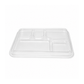 Contenant En Bagasse 5 Compartiments 28.2 cm x 22 cm x 3.75 cm – 400/Caisse