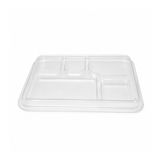 Couvercle En Bagasse Pour Contenant 5 Compartiments S1234 400/Caisse