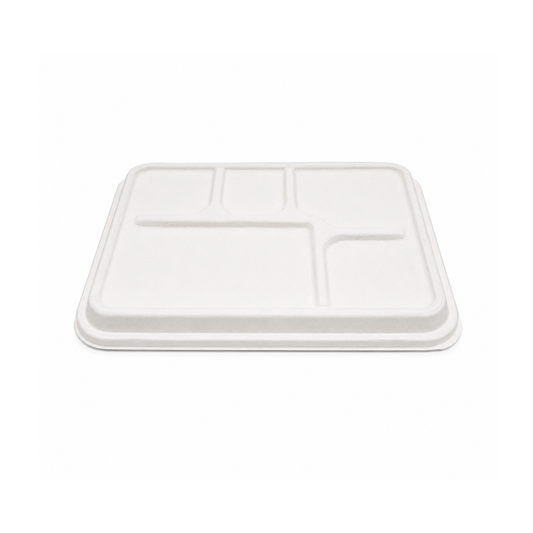 Couvercle En Bagasse Pour Contenant S1232 600/Caisse