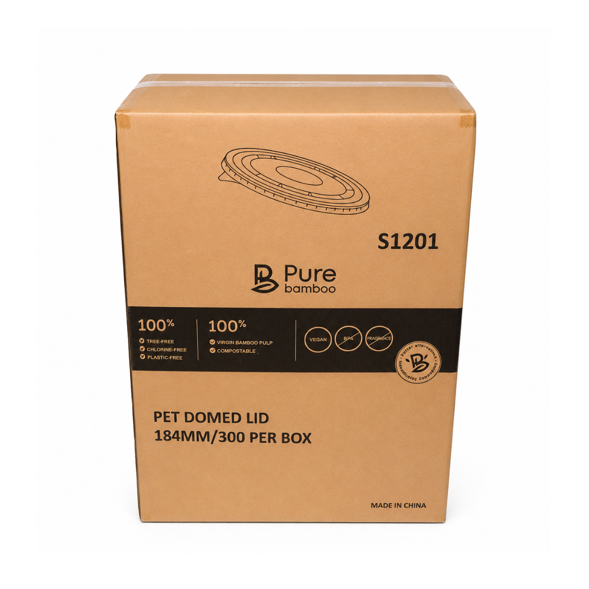 Couvercle pour bol à salade 40oz PB1080 300/boîte