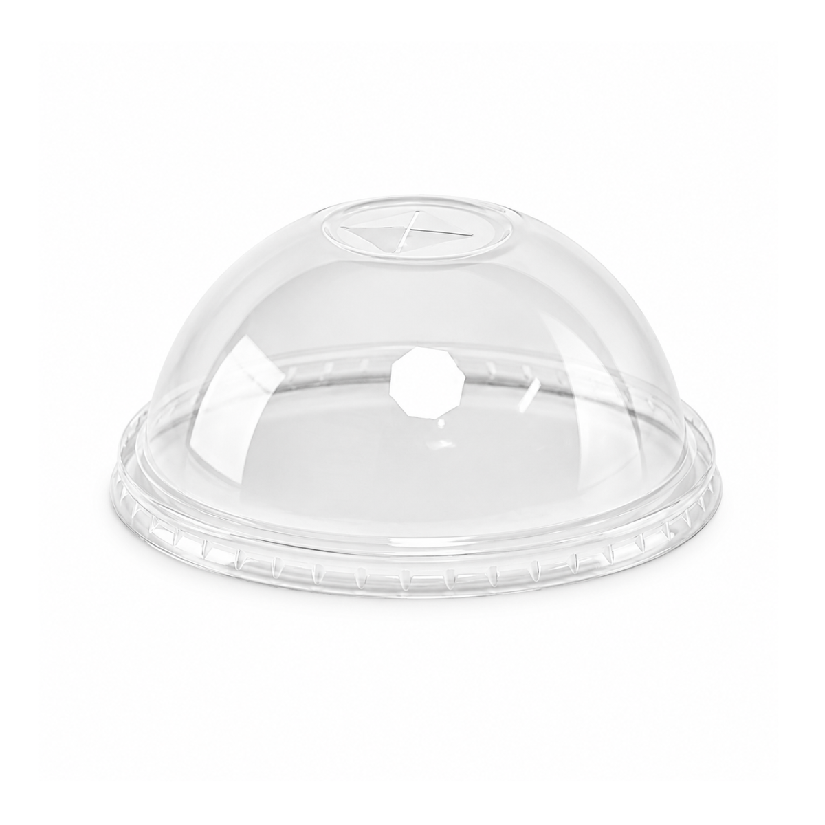 Couvercle en plastique dôme clair - 7oz- 8oz -9oz - 1000/CS