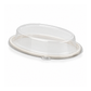 Couvercle oval dôme clair pour bol et assiette 300/CS 9.29"x6.79"