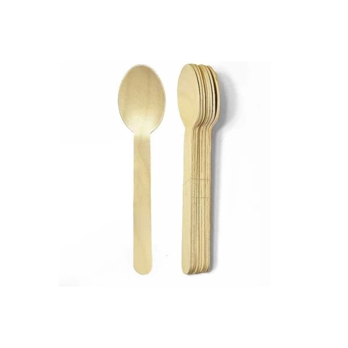 Cuillère En Bouleau 160mm - 1000 Par Caisse