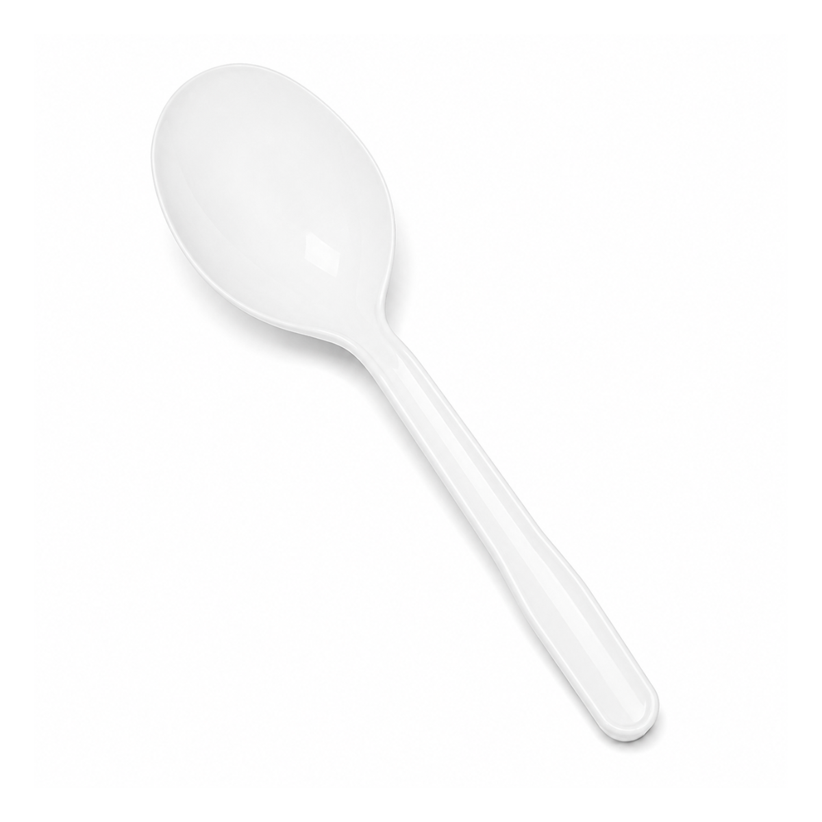 Cuillère à soupe plastique blanche 1000/CS