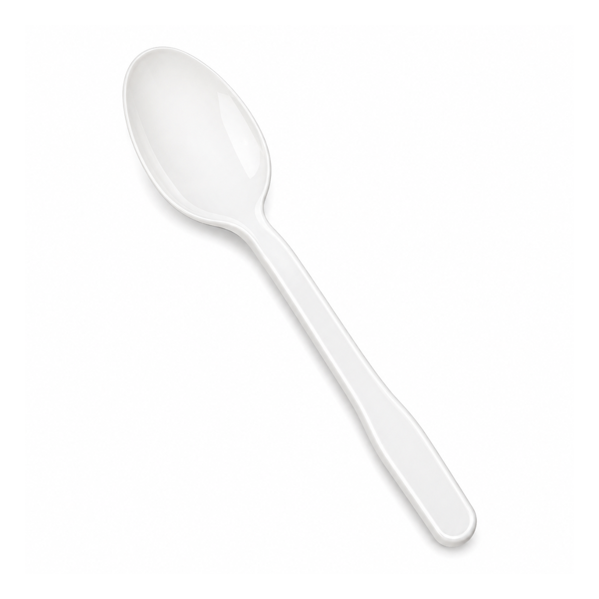 Cuillère à thé plastique blanche 1000/CS